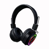 Esperanza EH219 CALYPSO RGB Bluetooth fekete vezeték nélküli mikrofonos fejhallgató