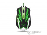 Esperanza MX405 Cyborg USB vezetékes gamer egér, fekete/zöld