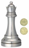 Eureka Cast Sakk - Királynő (ezüst) - fém ördöglakat