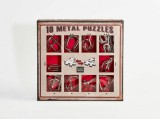Eureka Ördöglakat 10 Metal Puzzle Set - piros