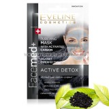 Eveline Cosmetics FACEMED+ Tisztító arcmaszk aktív szénnel