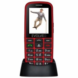EVOLVEO EasyPhone EP-550 2,4" piros mobiltelefon