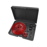 Extol Prémium Extol premium 8801605 körkivágó készlet, 17 db-os, m&#368;anyag, fa, gipszkarton