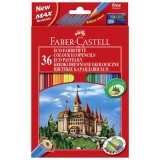 Faber-castell 120136 36db-os vegyes szín&#369; színes ceruza készlet p3033-1700