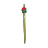 Fakopáncs Zselés toll - karácsonyi, zöld ajándék piros masnival