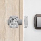 Family Fürdőszobai ajtózár - alumínium - 65 x 55 x 24 mm