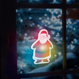 Family Karácsonyi RGB LED dekor - öntapadós - mikulás 56513E