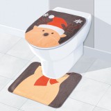 Family Karácsonyi WC ülőke és szőnyeg rénszarva mintával