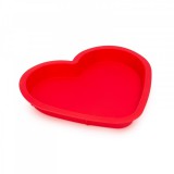 Family Szilikon szív alakú sütőforma - piros 57521