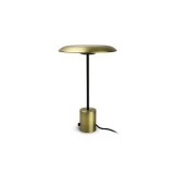 FARO HOSHI asztali lámpa, hordozható, fényerőszabályozható, arany, 3000K melegfehér, beépített LED, 12W, IP20, 28387