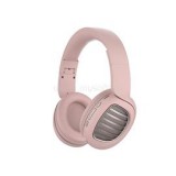 Fejhallgató Vezeték Nélküli - SN-BT55 (Bluetooth v5.0, hang.szab., micro-SD foglalat, rózsaszín) (RAMPAGE_32608)