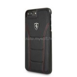 Ferrari Heritage 488 iPhone 8 Plus valódi bőr kemény fekete tok (FEH488HC8LBK)