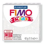FIMO "Kids" gyurma 42g égethető glitteres fehér (8030-052) (8030-052) - Gyurmák, slime