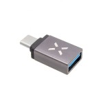 FIXED Aluminum Pirosuction Link USB-A to USB-C Szürke FIXA-UC-GR