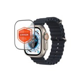 FIXED Armor Tempered Glass for Apple Watch Ultra 49mm, black FIXGAW-1029