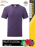 Fruit of the Loom VALUEWEIGHT HEATHERPURPLE pamut férfi póló - 165g/m2