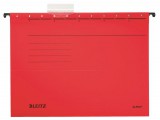 Függõmappa LEITZ Alpha Standard A/4 karton piros 25 db/doboz