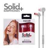 Fülhallgató, mikrofonnal, MAXELL Solid+, fehér (MXFSW)