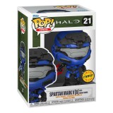 Funko POP! Games: Halo Infinite Spartan Mark V blue energy sword figura (chase) #21