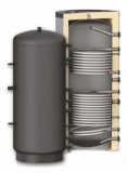 Fűtési puffer tároló - 2 hőcserélővel 300 literes tartály melegvíz tárolás céljára. Sunsystem PR2 300