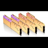 G. Skill 32GB 3600MHz DDR4 RAM G.Skill Trident Z Royal CL16 arany (4x8GB) (F4-3600C16Q-32GTRGC) (F4-3600C16Q-32GTRGC) - Memória