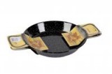 Garcima 24 cm-es zománcozott paella sütőtál, szeletsütő