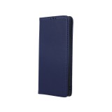 Gegeszoft Genuine Leather Samsung A726 Galaxy A72 5G (2020) oldalra nyíló mágneses bőrhatású könyv tok szilikon belsővel kék