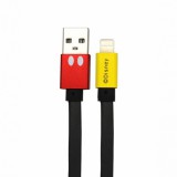 Gegeszoft USB kábel Disney - Mickey Apple USB - Lightning (8Pin) 1 méter piros