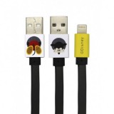 Gegeszoft USB kábel Disney - Mickey Apple USB - Lightning (8Pin) 1 méter szürke