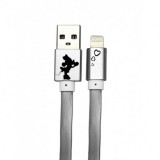 Gegeszoft USB kábel Disney - Minnie Apple USB - Lightning (8Pin) 1 méter ezüst