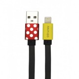 Gegeszoft USB kábel Disney - Minnie Apple USB - Lightning (8Pin) 1 méter piros