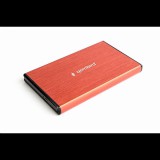 Gembird 2.5'' külső SATA merevlemez ház USB 3.0 piros (EE2-U3S-3-R) (EE2-U3S-3-R) - HDD Dokkoló