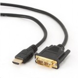 Gembird Cablexpert Adatkábel HDMI-DVI 1,8 m aranyozott csatlakozó (CC-HDMI-DVI-6) (CC-HDMI-DVI-6) - DVI összekötő