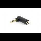 Gembird Cablexpert audio adapter Jack 3,5mm, 90° (A-3.5M-3.5FL) (A-3.5M-3.5FL) - Audió kábel