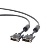 Gembird Cablexpert DVI kábel, dual link 3 m, fekete (CC-DVI2-BK-10) (CC-DVI2-BK-10) - DVI összekötő