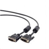 Gembird Cablexpert DVI kábel, single link 1,8 m, fekete (CC-DVI-BK-6) (CC-DVI-BK-6) - DVI összekötő