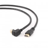 Gembird Cablexpert Monitor adatkábel HDMI male-male 3m 90 fok aranyozott csatlakozó (CC-HDMI490-10) (CC-HDMI490-10) - HDMI