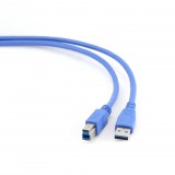 Gembird Cablexpert USB 3.0  A-B printer kábel 3m kék (CCP-USB3-AMBM-10) (CCP-USB3-AMBM-10) - Nyomtató kábel
