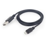 Gembird cablexpert usb - lightning kábel 1m fekete (cc-usb2-amlm-1m)