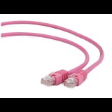 Gembird Cablexpert UTP CAT5e patch kábel 3m rózsaszín  (PP12-3M/RO) (PP12-3M/RO) - UTP