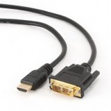 Gembird DVI - HDMI kábel 3 m