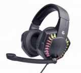 Gembird GHS-06 Gaming mikrofonos fejhallgató fekete
