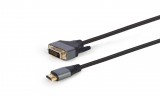 Gembird HDMI to DVI-D (Single Link) (18+1)  Premium Series cable 1,8m Black CC-HDMI-DVI-4K-6