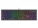 GEMBIRD KB-UML-01 Rainbow Keyboard fekete US angol