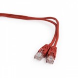 Gembird PP12-2M/R hálózati kábel Vörös Cat5e U/UTP (UTP)
