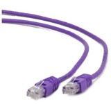 Gembird PP12-2M/V hálózati kábel Lila Cat5e U/UTP (UTP)