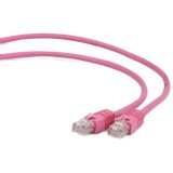 Gembird RJ45/RJ45 Cat6 1m hálózati kábel Rózsaszín F/UTP (FTP)