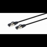 Gembird S/FTP CAT8 LSZH patch kábel 0.5m fekete (PP8-LSZHCU-BK-0.5M) (PP8-LSZHCU-BK-0.5M) - UTP