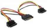 Gembird SATA kábel elosztó apa - 2x anya (CC-SATAM2F-02)