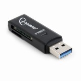 GEMBIRD UHB-CR3-01 Compact USB3.0 SD Card Reader fekete